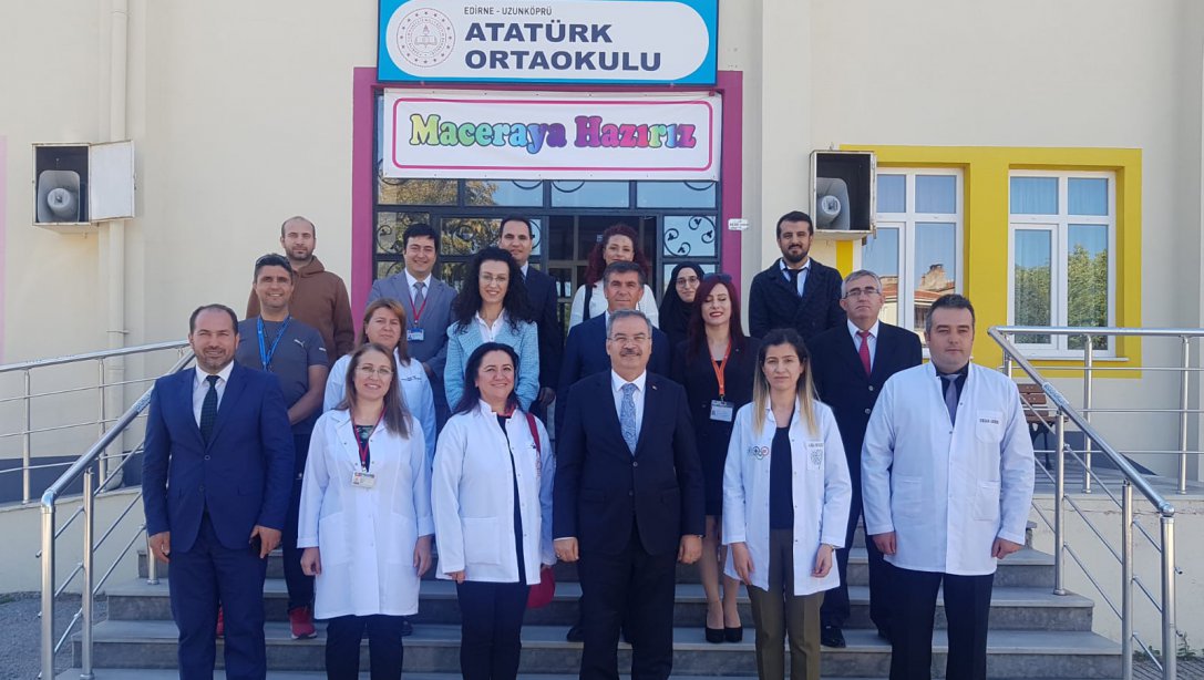 İl Milli Eğitim Müdürümüz Sayın Dr. Önder ARPACI Atatürk Ortaokulunu Ziyaret etti.